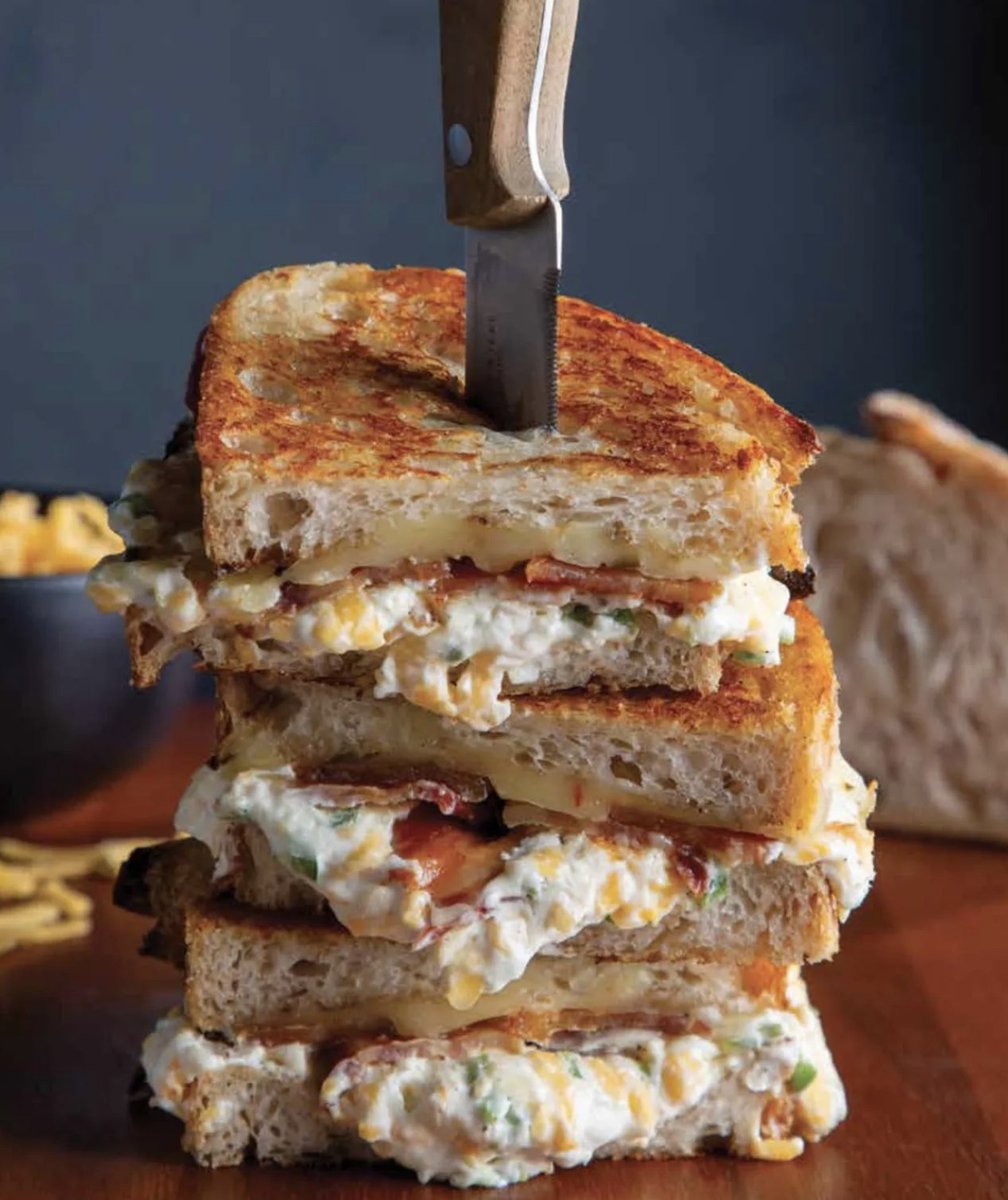 If ever there was a day to treat ourselves to Darryl Postelnick’s Bacon Jalapeño Popper Grilled Cheese, it’s today. Pre-order his new book and receive bonus recipes and more from the man himself. bit.ly/3vFBCMW

#nodietday #cheatmeal #cookbook #rukiddingme #comfortfood