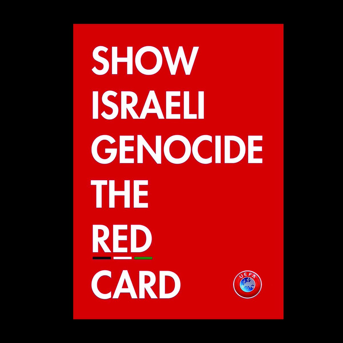 It's time for @FIFAcom to #RedCardIsrael for serious foul play and violent conduct ggec.org.uk/show-israeli-g…