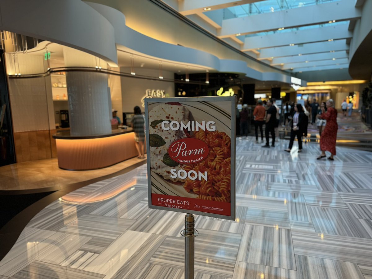 Parm opening soon at Proper Eats inside Aria.

The restaurant is in the former space of Shalom Y’all and has been reported to open May 13th by Clique Hospitality.

Looks like they are almost ready to go.

#dietstartstomorrow