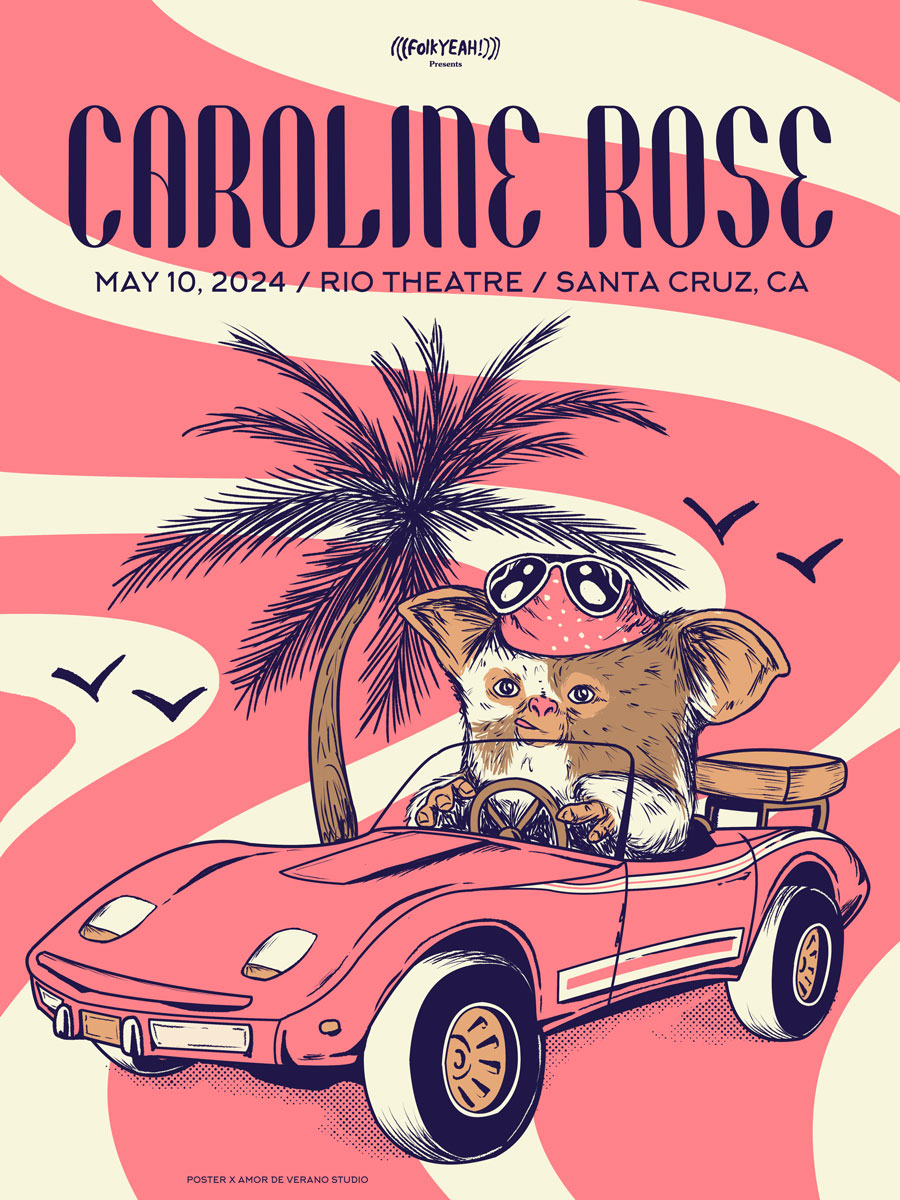 Santa Cruz! 🌊 Caroline Rose + La Force are heading to the Rio Theatre in Santa Cruz, this Friday, May 10. Don't miss it! 🎟️: folkYEAH.com