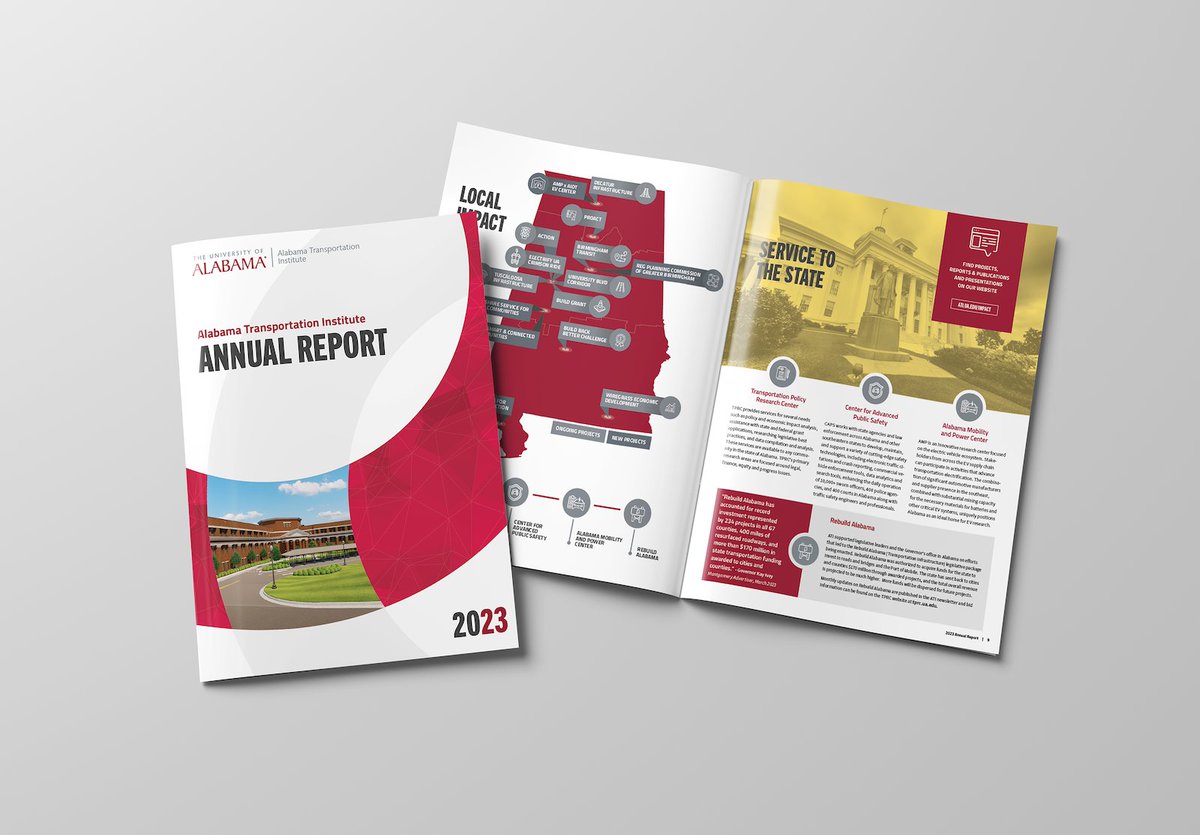 Our 2023 Annual Report is here! 
<a href="/PoliMOVE/">PoliMOVE Autonomous Racing Team</a> Autonomous Racing Team, @BattChallengeUA, <a href="/UAEcoCAR/">The University of Alabama EcoCAR</a> <a href="/UofAlabama/">The University of Alabama</a>  <a href="/EcoCARChallenge/">EcoCAR Challenge</a> <a href="/USDOT/">U.S. Department of Transportation</a> <a href="/NASEMTRB/">TRB</a>, <a href="/CR2C2UTC/">Center for Regional & Rural Connected Communities</a>, #research #transportation #TRB #electricmobility #ACES2 <a href="/bamaengineering/">UA College of Engineering</a> 

ati.ua.edu/annual-report/