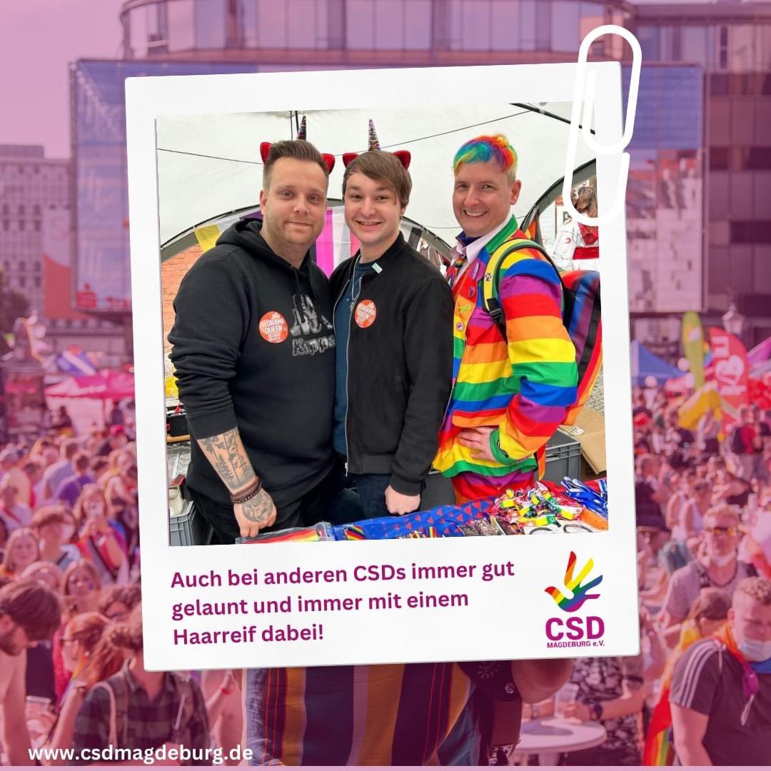 CSDmagdeburg's tweet photo. #WERWIRSIND: Martin Quedenfeld, Vorstandsmitglied

Seit April 2022 engagiere ich mich als Vorstandsmitglied beim CSD Magdeburg und übernehme dabei vielfältige Aufgaben. Dazu gehört unter anderem die Betreuung der Ortsgruppe Salzwedel ……

https://t.co/ZVOsmJXVEO https://t.co/HnCBRhq3uG
