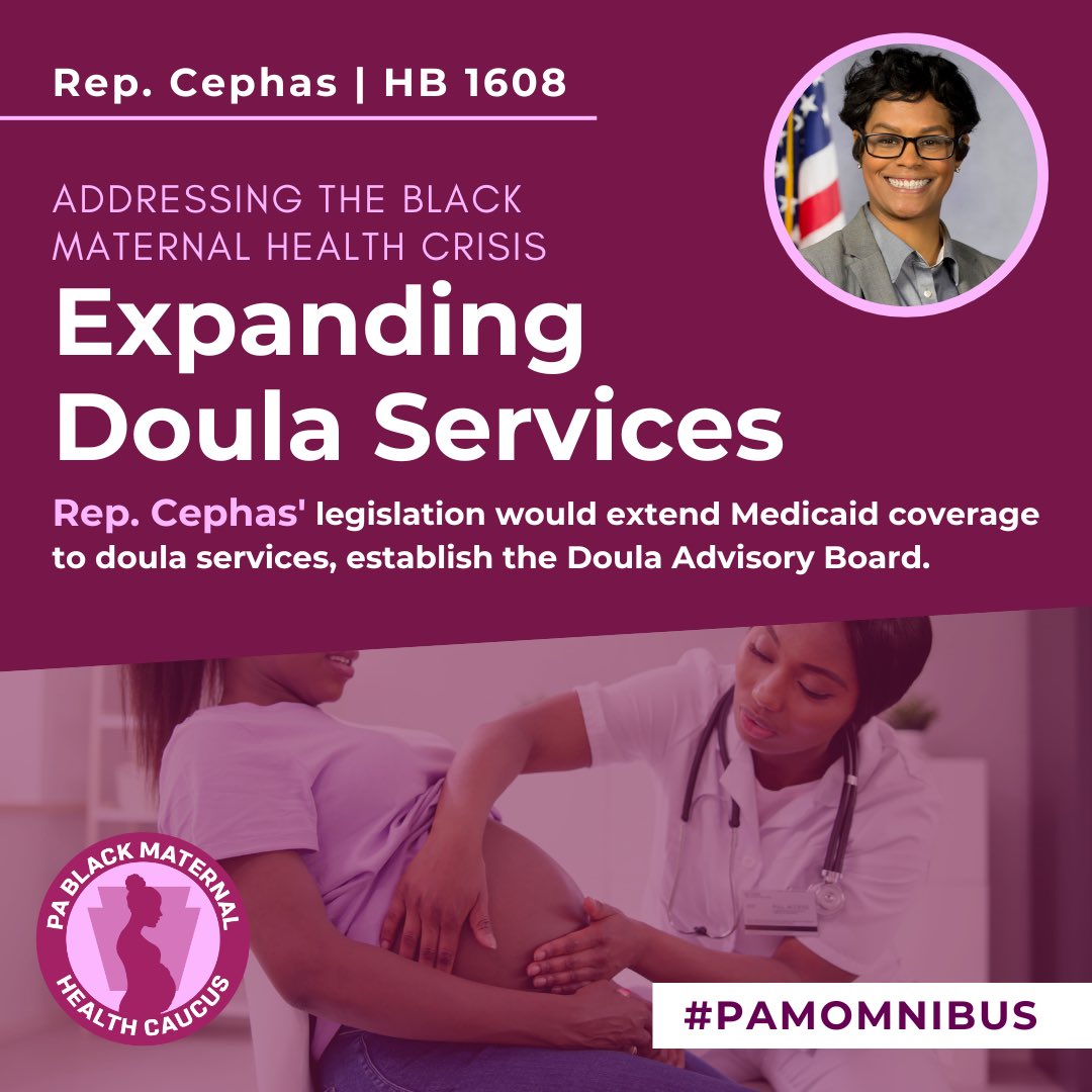 For too long, Black maternal health has been backburnered and neglected. With the @pablackmhc & the MOMNIBUS, we are creating change through legislation like #HB2097 and #HB1608 that is going to save lives and support healthy families in Pennsylvania!