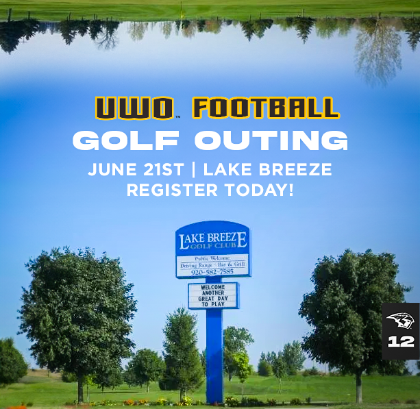 Don't forget to sign up for the 𝟮𝟬𝟮𝟰 𝗨𝗪-𝗢𝘀𝗵𝗸𝗼𝘀𝗵 𝗙𝗼𝗼𝘁𝗯𝗮𝗹𝗹 𝗚𝗼𝗹𝗳 𝗢𝘂𝘁𝗶𝗻𝗴 at 𝗟𝗮𝗸𝗲 𝗕𝗿𝗲𝗲𝘇𝗲! ⛳️

Golf Registration: $130
Foursome: $520
Dinner Only: $60
🔗 bit.ly/UWOGolf

#GoldStandard | #OshkoshSummer
