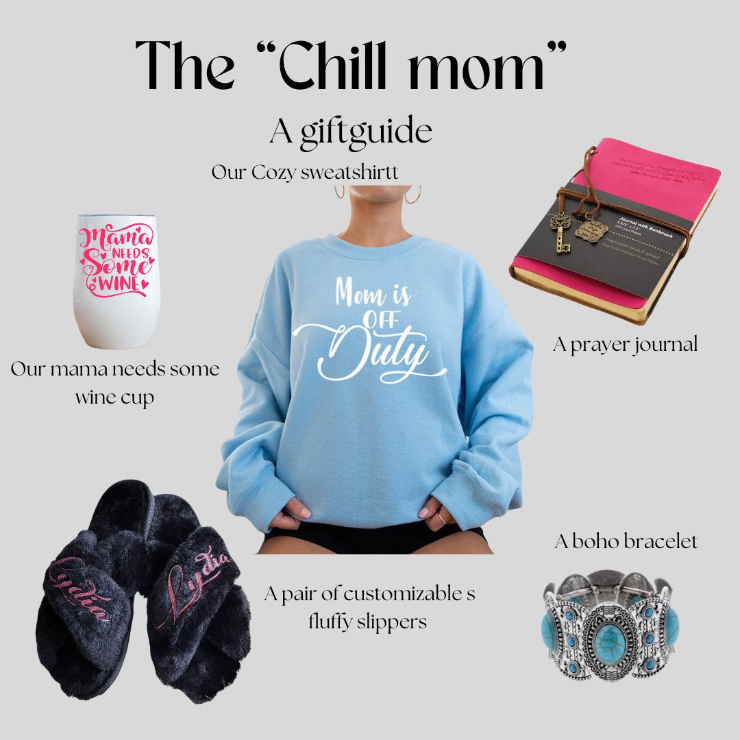 From the luxurious mom to the chill mom we have something on our website for you. Check out the link in our bio 💐🛍️ 

#mothersday #mothersdaygiftidea #customsweater #momsweater #sportsmom #giftshop #viral