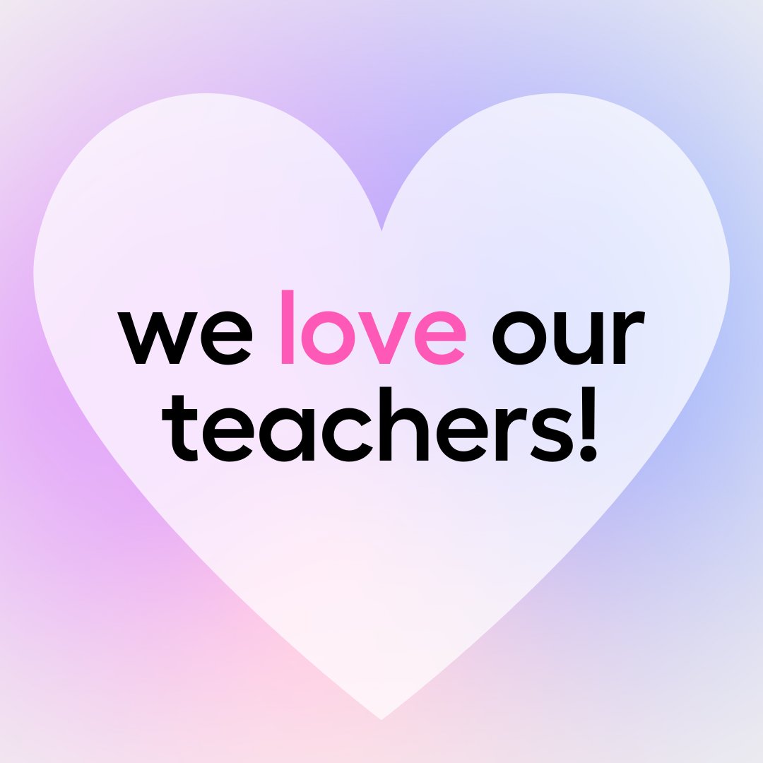 It’s Teacher Appreciation Week, and we want to thank each and every teacher who shapes young hearts and minds inside and outside of the classroom! You are appreciated ❤️ Tag a teacher that you appreciate!