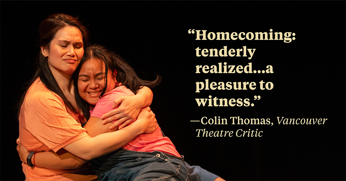 "The actors in this premiere production of playwright Kamila Sediego’s Homecoming are treating the characters — and the project — with a level of respect that’s a pleasure to witness" - Colin Thomas
READ MORE: colinthomas.ca/homecoming-ten…
Photo by Moonrider Photography