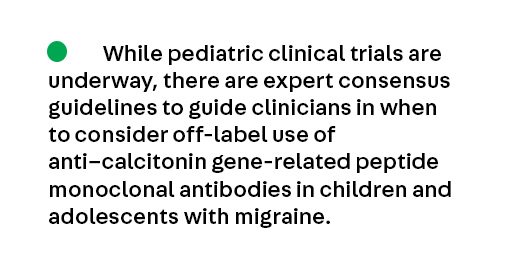 Key Point 4 from the article #Headache in Children and Adolescents by Dr. Serena L. Orr (@SerenaLOrr) from the April Headache issue, which is available to all at bit.ly/3UcOEKe. #Neurology #NeuroTwitter #MedEd