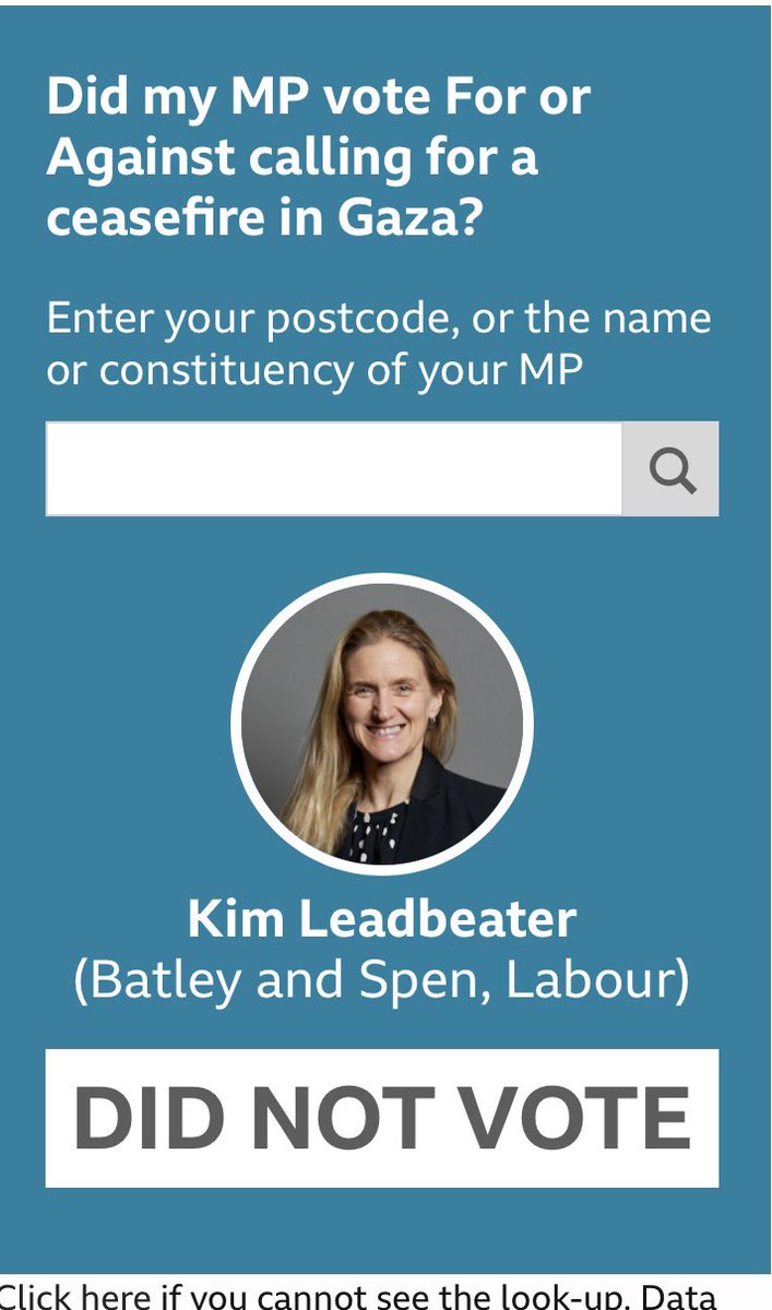 When 10,000 human beings had been slaughtered and the genocide was unfolding @kimleadbeater, MP for Batley and Spen decided not to vote for a ceasefire. Don’t let any one of them forget about their complicity in this genocide. #NoCeasefireNoVote