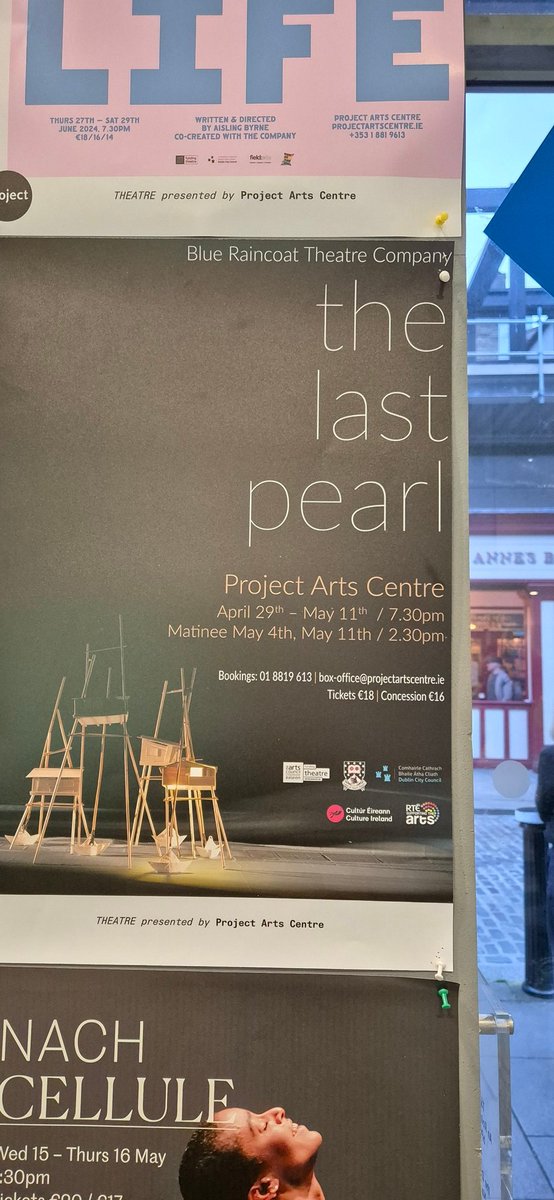 Saw The Last Pearl @projectarts tonight. It is astonishingly beautiful. Go see this exquisite piece by @SligoRaincoats and experience the wonder and magic for yourself
