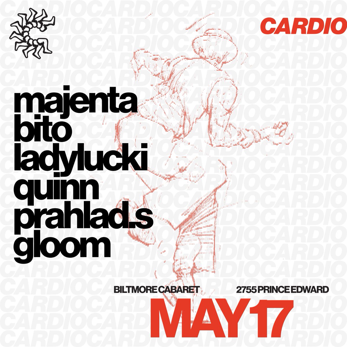 Get ready to hit the dance floor at the Biltmore Cabaret on May 17th! Cardio is back with another night of solid sets, curated by a group of Vancouver's own local talent🎧 🎟️ On sale now! Get your tickets: bit.ly/3JQ7RN6