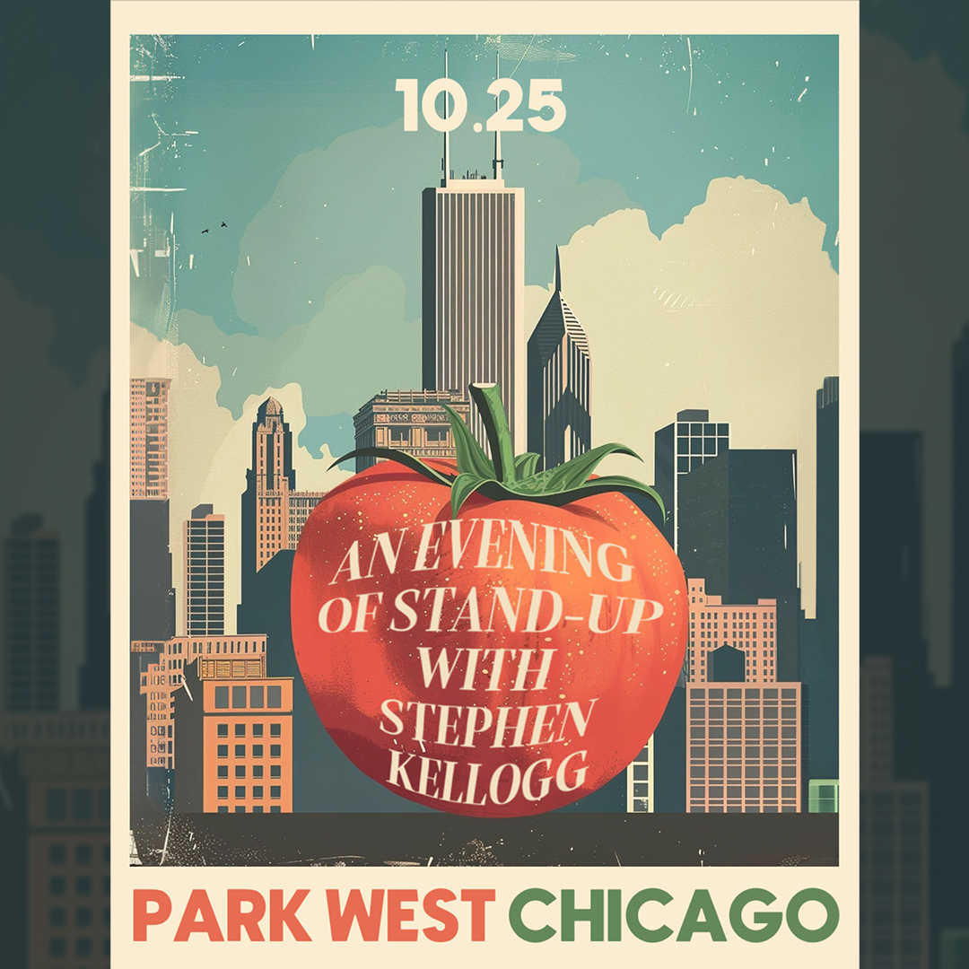 Just Announced: On Friday, October 25, don't miss @Stephen_Kellogg's ̶M̶i̶d̶l̶i̶f̶e̶ ̶C̶r̶i̶s̶i̶s̶ Comedy Special Taping at Park West! Get tickets this Thursday at 9am: bit.ly/stephenkellogg…