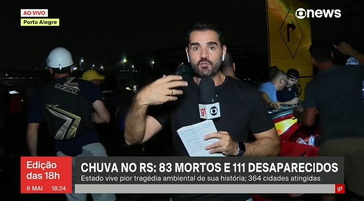 Cosme já ao vivo na GloboNews 
#Edição18