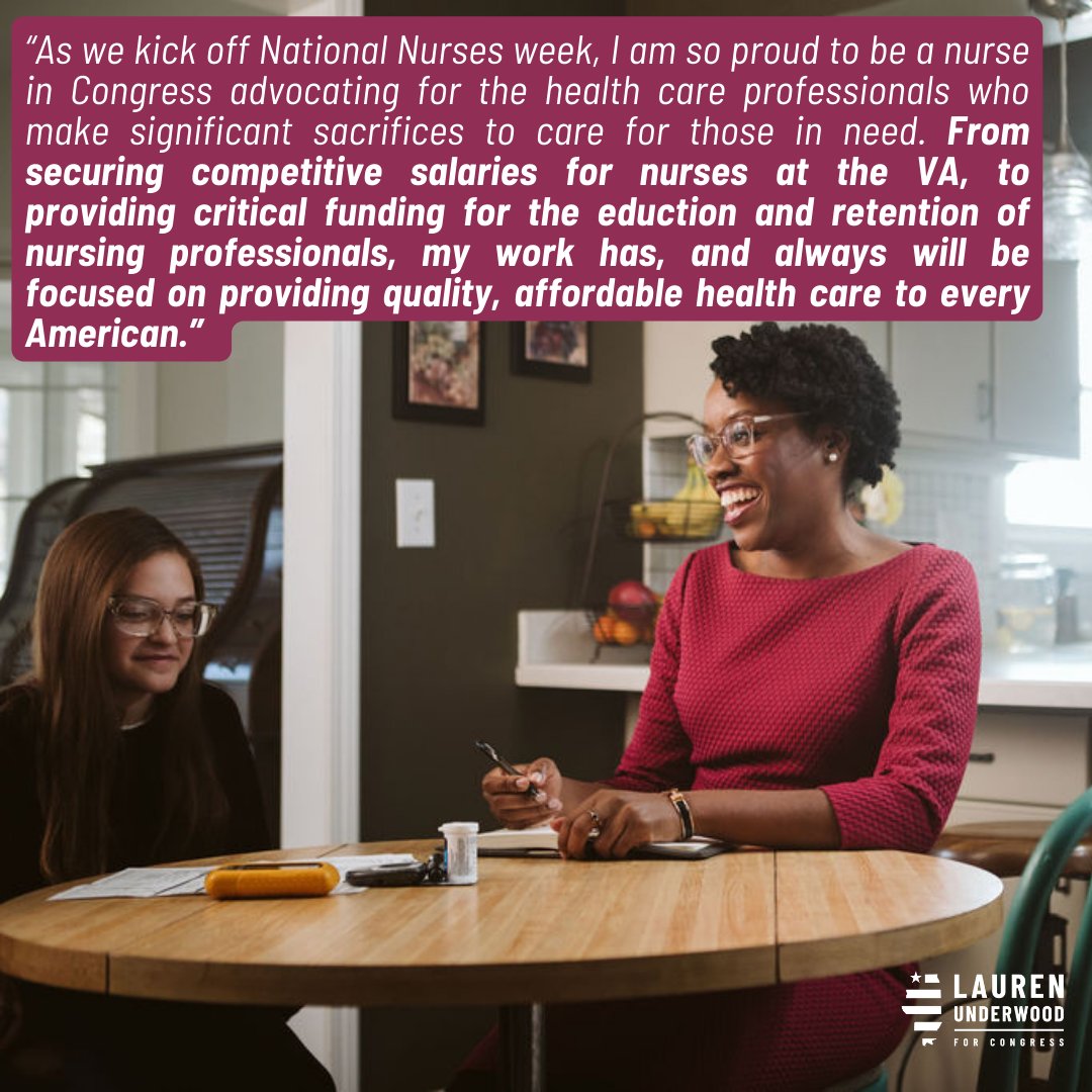 During my time in Congress, I've secured competitive salaries for nurses at the VA, and helped provide critical funding for the eduction and retention of nursing professionals. I will always keep pushing to expand the accessibility and affordability of health care for everyone.