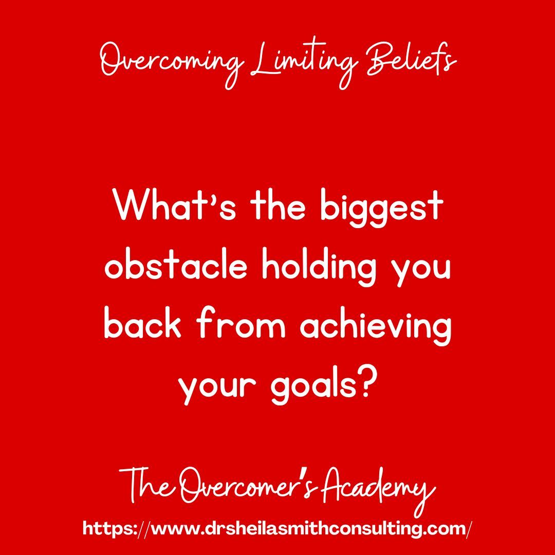Overcoming Limiting Beliefs

It's time to confront our limiting beliefs! What's the biggest obstacle holding you back from achieving your goals? Cast your vote in today's poll and let's break free from self-imposed limitations together!

 #Grandmasinbusiness #TheOvercomersAcademy