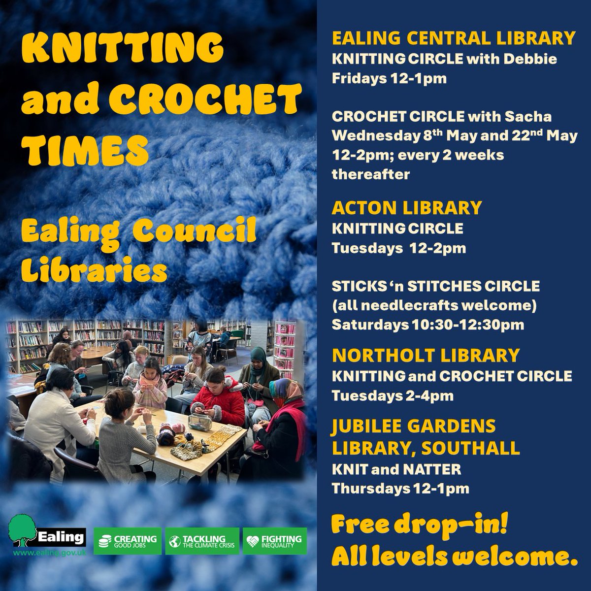 Ealing Libraries (@EalingLibs) on Twitter photo 2024-05-07 11:29:00