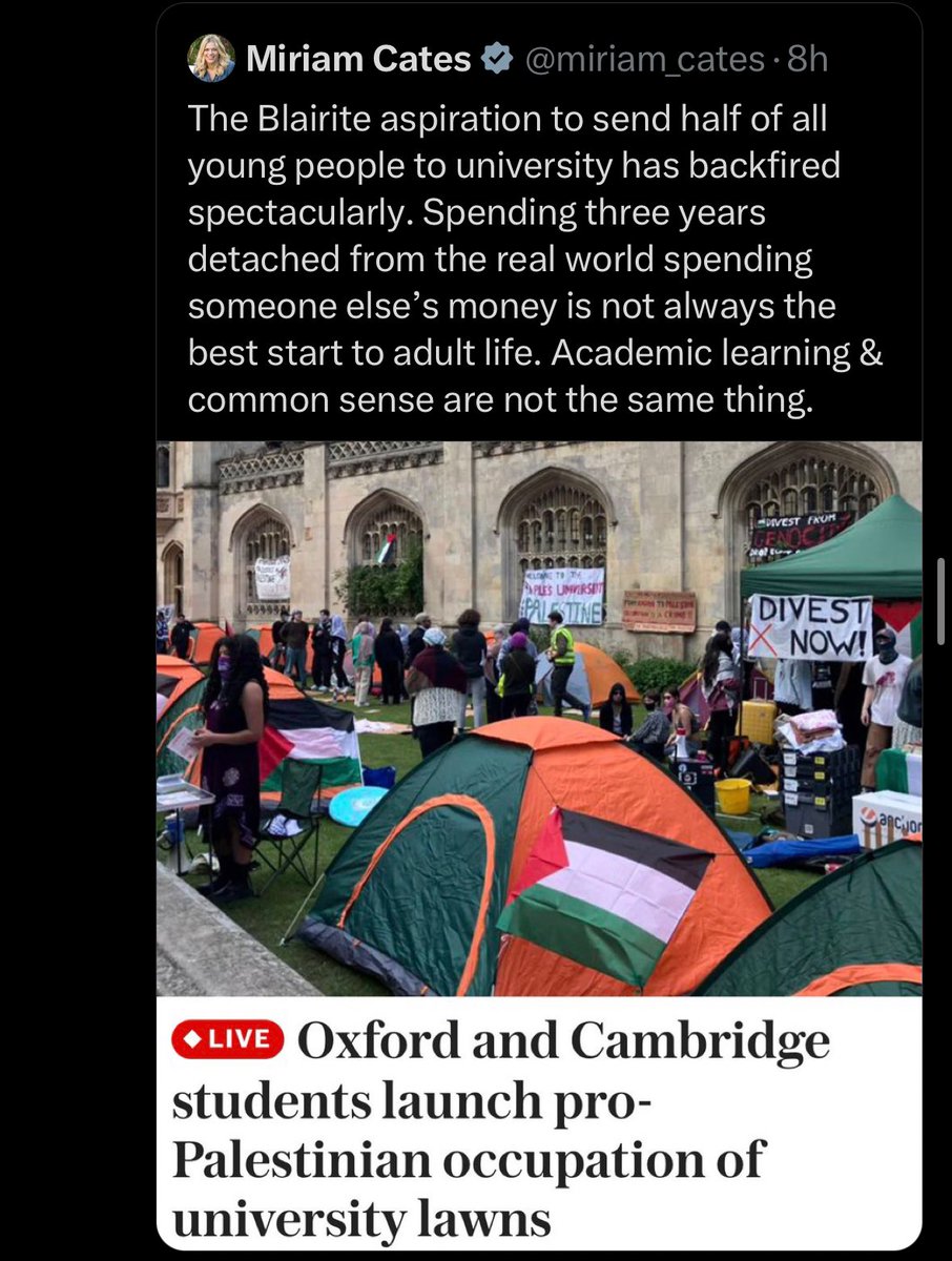 Cambridge-educated Miriam seems nice
