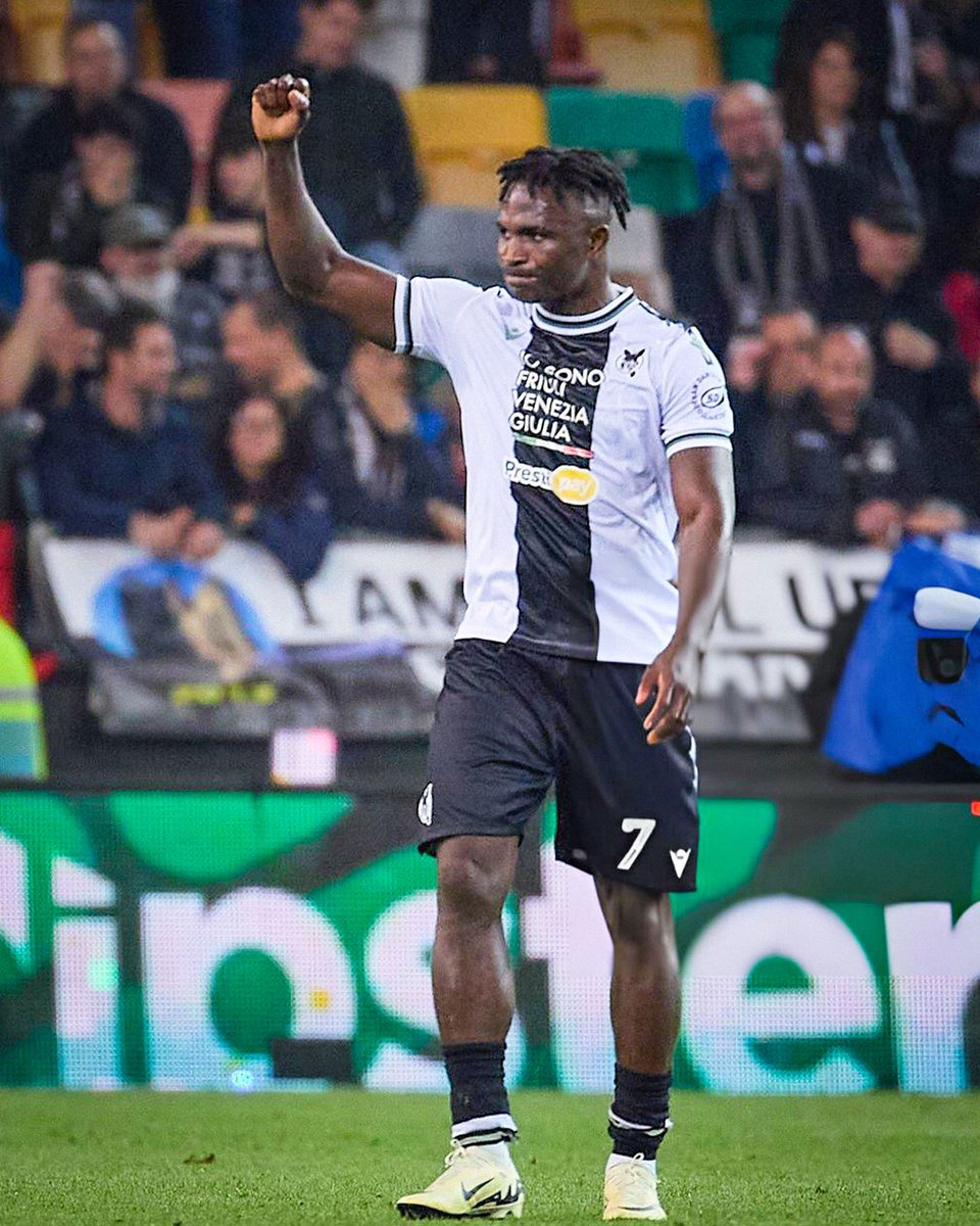 Isaac Success scores his first goal of the season for Udinese against Napoli. 🔥🇳🇬