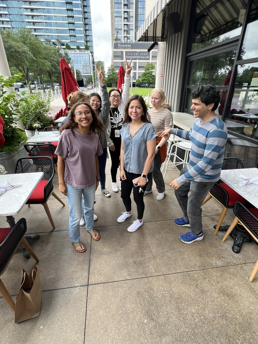 <a href="/LabNarkar/">NARKAR LAB - Exercise, Muscle & Vascular Medicine</a> lunch after a longtime! Congratulations to Addison on her graduation! And best for future! And wishing the rest of the lab a warm Texas summer filled with science and experiments! 😉