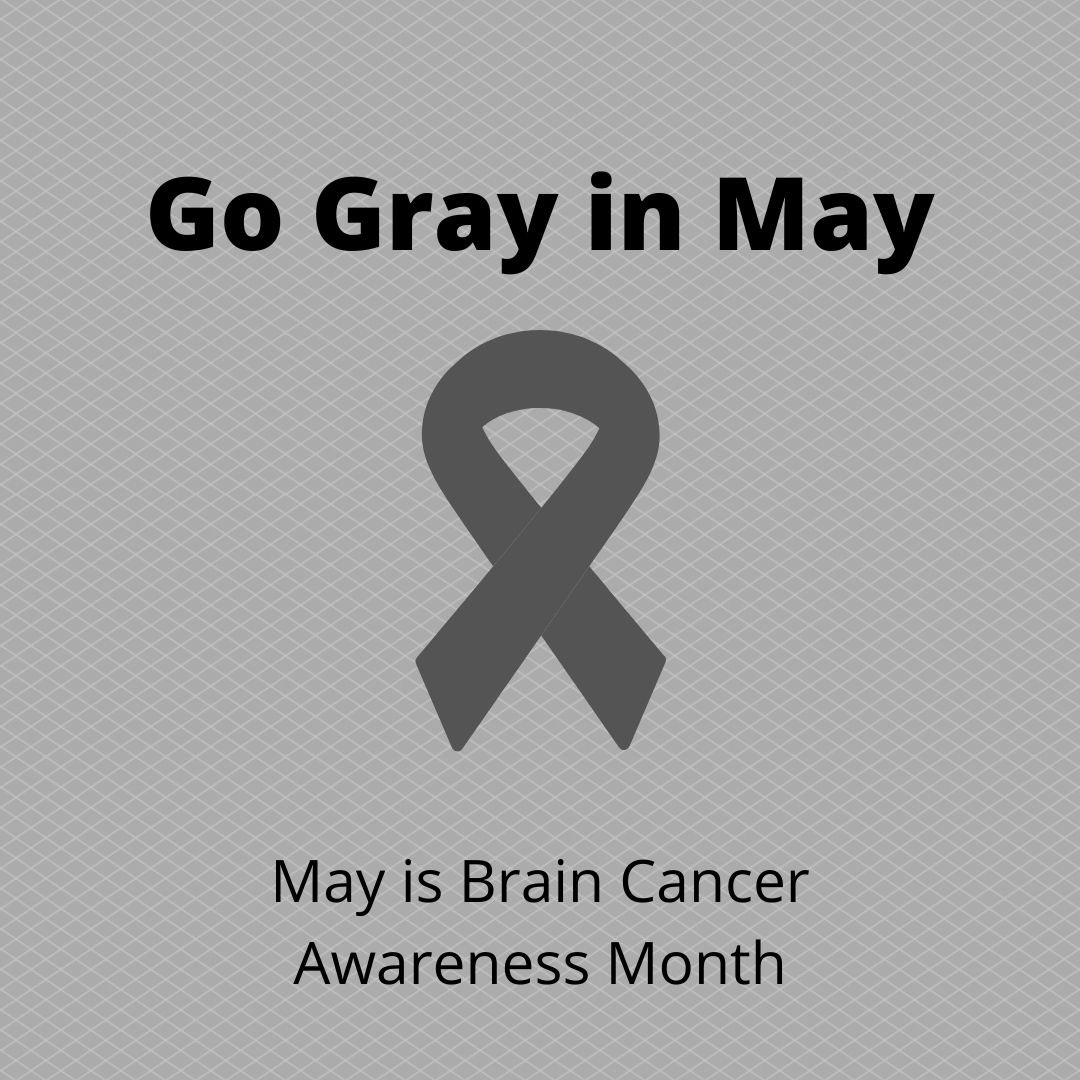 Wear gray for #BrainTumorAwarenessMonth. #BrainCancer #ChildhoodCancer #GoGrayInMay #GMKF2
#DIPG #GBM #NWBO #DCVAX #neurooncology #BrainCancerAwareness #BrainTumorAwarenessMonth #BrainResearch #BrainTumorAwareness