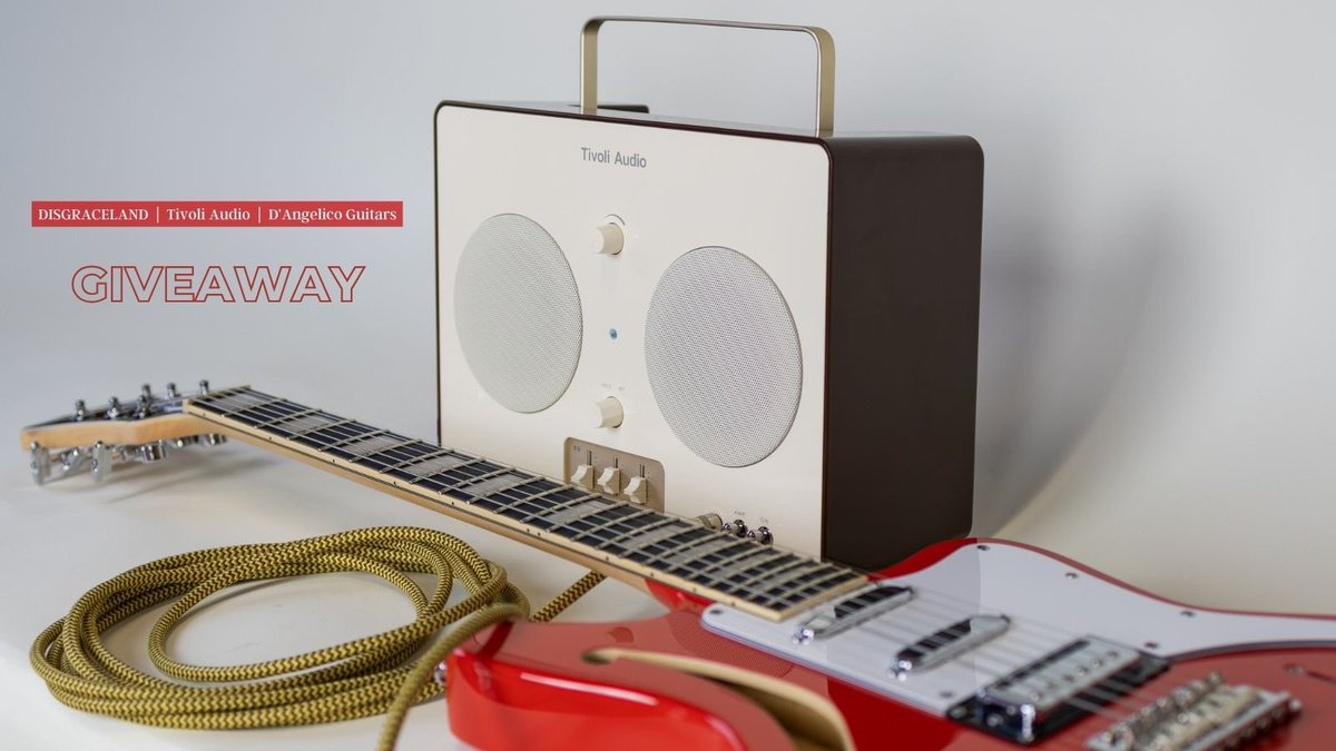 Double Elvis (@doubleelvisfm) on Twitter photo Last chance to win! We teamed up with @TivolioAudio & <a href="/DAngelicoNY/">D'Angelico Guitars</a> for a <a href="/disgracelandpod/">Disgraceland Podcast</a> Gear Giveaway. One fan will win this prize pack: an all new Tivoli Audio SongBook + limited edition D’Angelico Premier guitar. Just drop your name and email here: DisgracelandContest.com Last chance to win! We teamed up with @TivolioAudio & <a href="/DAngelicoNY/">D'Angelico Guitars</a> for a <a href="/disgracelandpod/">Disgraceland Podcast</a> Gear Giveaway. One fan will win this prize pack: an all new Tivoli Audio SongBook + limited edition D’Angelico Premier guitar. Just drop your name and email here: DisgracelandContest.com