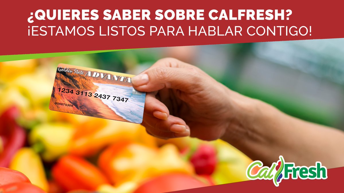 It's #CalFreshAwarenessMonth! CalFresh is for individuals with low income who meet eligibility criteria and want to add to their budget to put healthy and nutritious food on the table. 

Call (408) 350-3200, option 1 or visit our website to begin: mysourcewise.com/calfresh-inter…