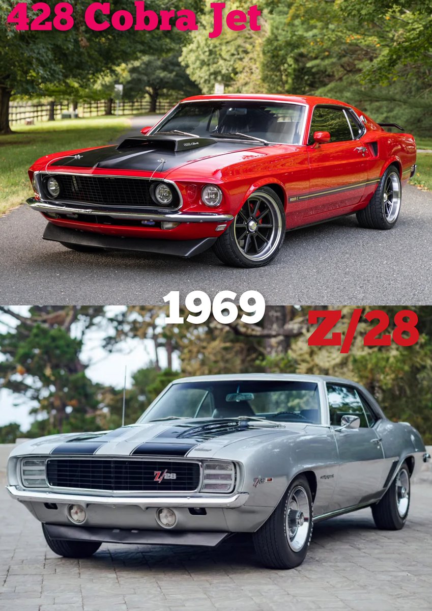 1969 ! Mustang or Camaro?  🤔
