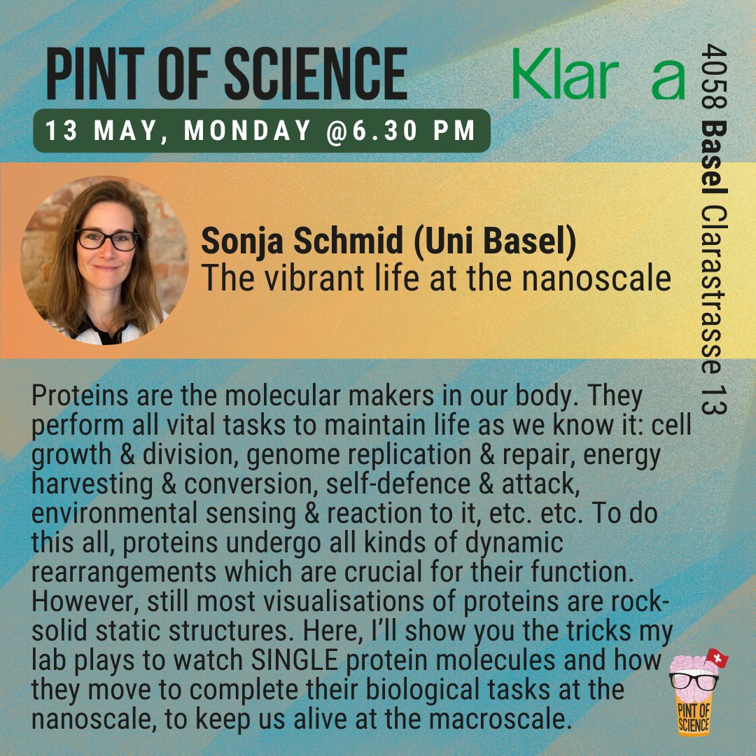 Learn more about @sciSonja, an inspiring researcher and also one of the #PINT24 speakers of #Basel, in a great interview, available on YouTube (link ⬇️)! Don't forget to visit her lab webpage, too!   
schmid.chemie.unibas.ch/en/

@UniBasel_en #WomenInSTEM #scicom #science #festival