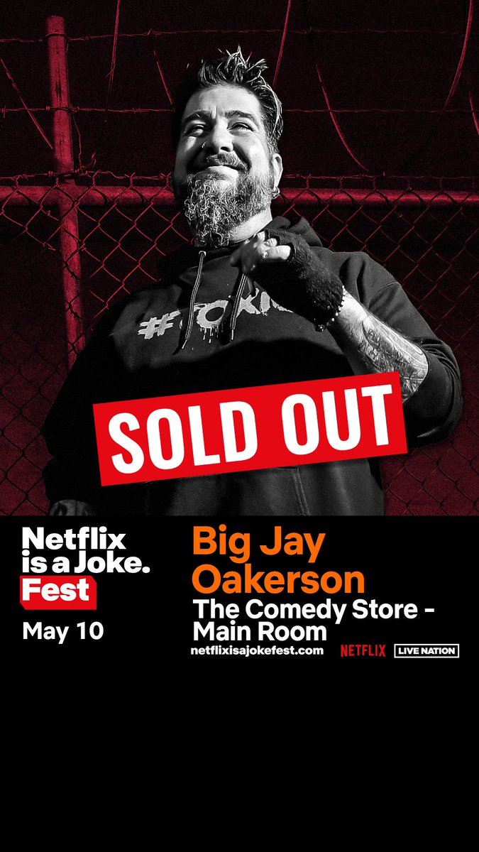 LOS ANGELES!!!! We will see you this Friday at the world famous @TheComedyStore for my SOLD OUT @NetflixIsAJoke show in the Main Room. Come out and hang with us!