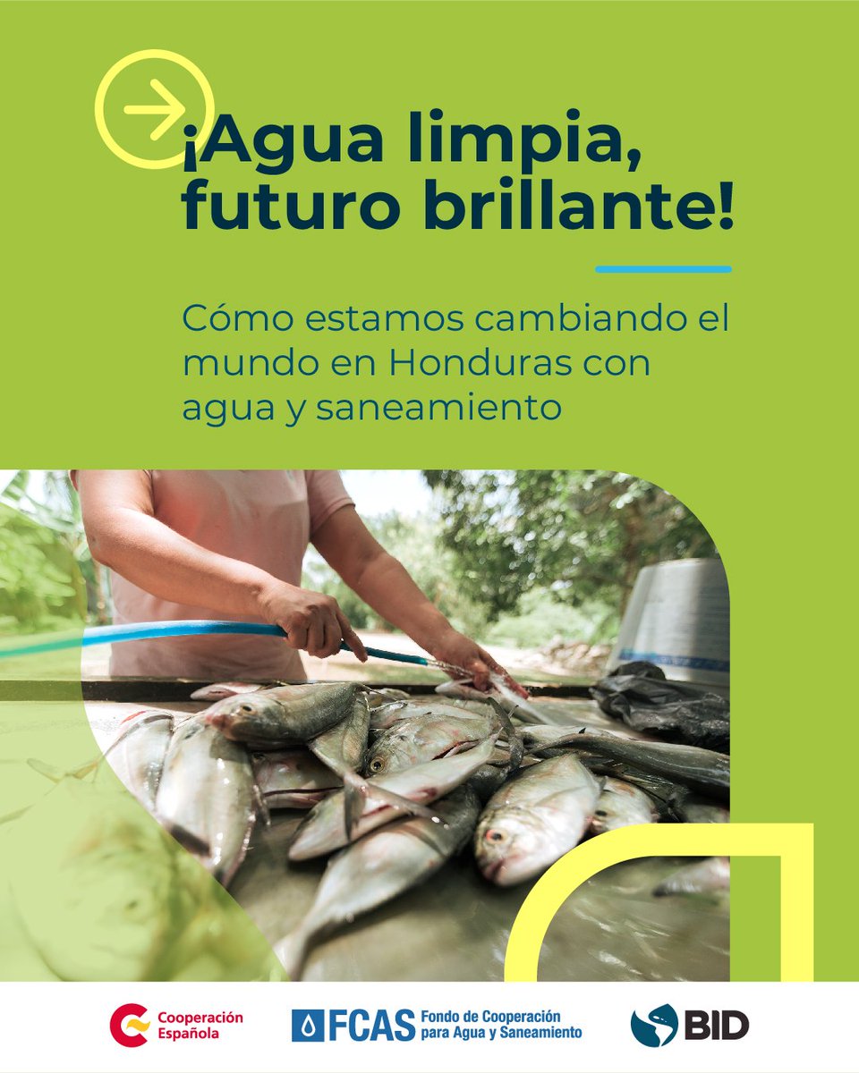 Durante años los pobladores de Copal Abajo y Chivana en #Honduras padecieron limitaciones por la escasez de agua. Hoy, la realidad es diferente y 55.000 personas cuentan con acceso a agua potable y 28.000 a saneamiento, gracias a @el_BID y @AECID_Honduras. bit.ly/3U9tMnc