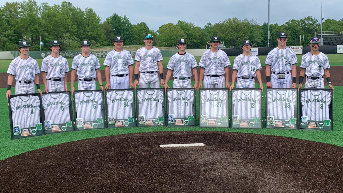 WestlakeDemons (@demonathletics) on Twitter photo Congratulations to our senior baseball players! William, Charlie, Drew, Travis, Derek, Mitch, Stavros, Charlie, Chris, and Jackson. Thanks for all you have done. Good luck in your future endeavours. <a href="/DEMONSBSBL/">Westlake HS Baseball</a> Congratulations to our senior baseball players! William, Charlie, Drew, Travis, Derek, Mitch, Stavros, Charlie, Chris, and Jackson. Thanks for all you have done. Good luck in your future endeavours. <a href="/DEMONSBSBL/">Westlake HS Baseball</a>