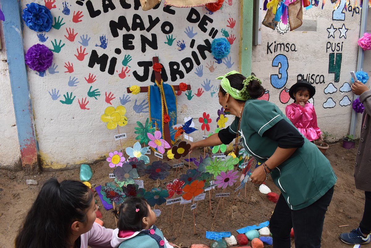 Como todos los años, la comunidad educativa del jardín infantil “Poconchile”, en la localidad del mismo nombre, en la región de Arica y Parinacota, celebra la fiesta de la Cruz de Mayo. La experiencia educativa es parte del Núcleo Convivencia y Ciudadanía 
@SubEducParv