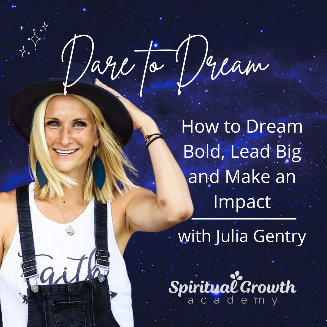 TOMORROW! Dare to Dream with Julia Gentry - Starts May 7th at 5PM PST Arise sleeping dreamer… DREAM – I Dare You! In this 4 week Class - Dare to Dream, Julia Gentry will wake up the dreamer within you didn't even know had fallen asleep. Enroll now: bit.ly/3WiEytQ