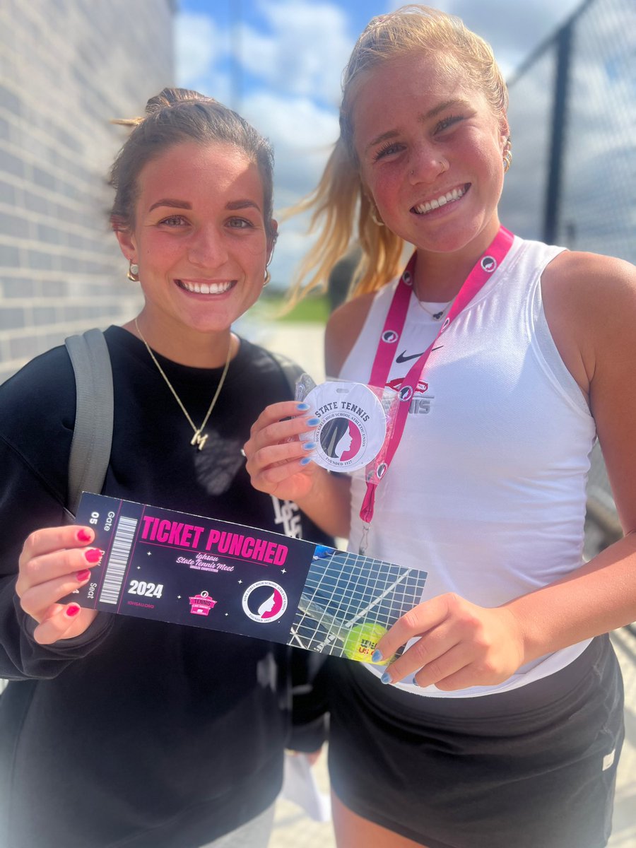 DCG Girls Tennis (@dcggirlstennis) on Twitter photo STATE BOUND!! 🎟️🎾
Congrats Gwen on making it to state in Singles!
First time in DCG History! ◡̈
<a href="/dcgactivities/">DCGACTIVITIES</a> STATE BOUND!! 🎟️🎾
Congrats Gwen on making it to state in Singles!
First time in DCG History! ◡̈
<a href="/dcgactivities/">DCGACTIVITIES</a>