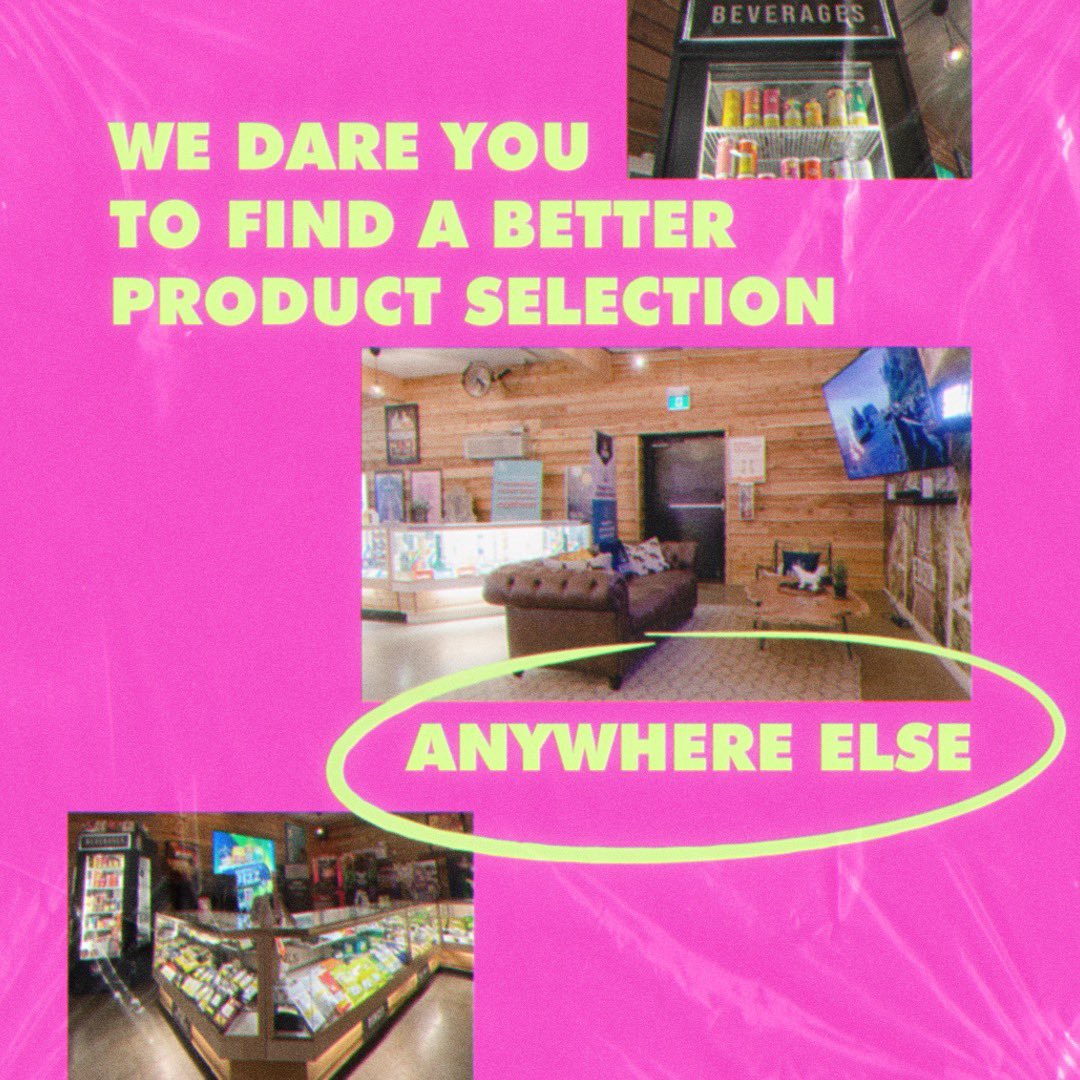 We’ll save you the time looking - we’ve got the biggest selection around! 💨 #cannabis #nisku