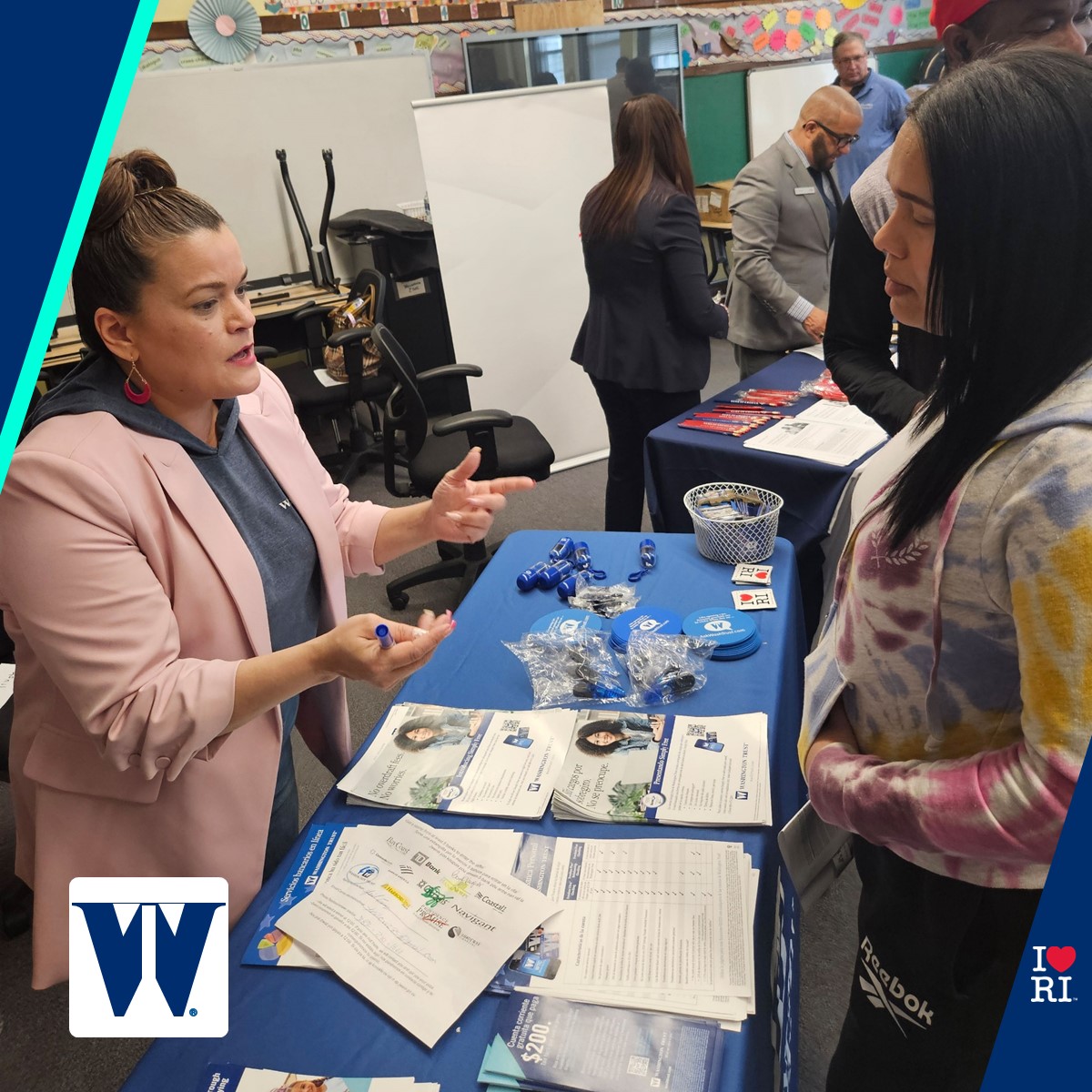 Last week, Washington Trust participated in @GenesisCenter Financial Fair wrapping up #FinancialLiteracyMonth and providing information about banking solutions including the path to homeownership! _______________ What we value is you.™ #WashTrust #FinLit #iLuvRI