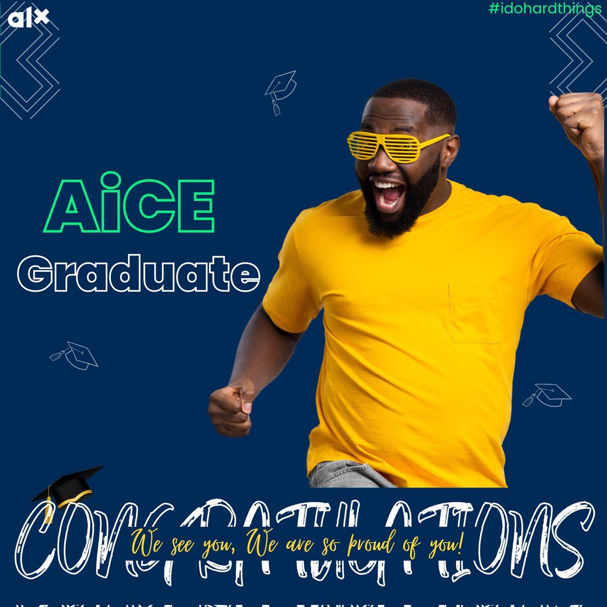 Happy to have completed the AICE ALX Program!This immersive program has been an amazing opportunity to dive deep into the world of AI and its endless possibilities. Grateful for the guidance and support from @alx_africa  @ALXAiCE 
#AICED #AI #ALX_AI #CareerGrowth