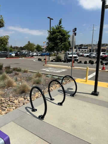 Thanks @CMWhitburnD3 /@sdmts Chair for moving immediately to work with @sdmts to install bike racks at Tecolote Road Station just 2 weeks after I contacted you about it. Fantastic response and much appreciated!! @sdbikecoalition