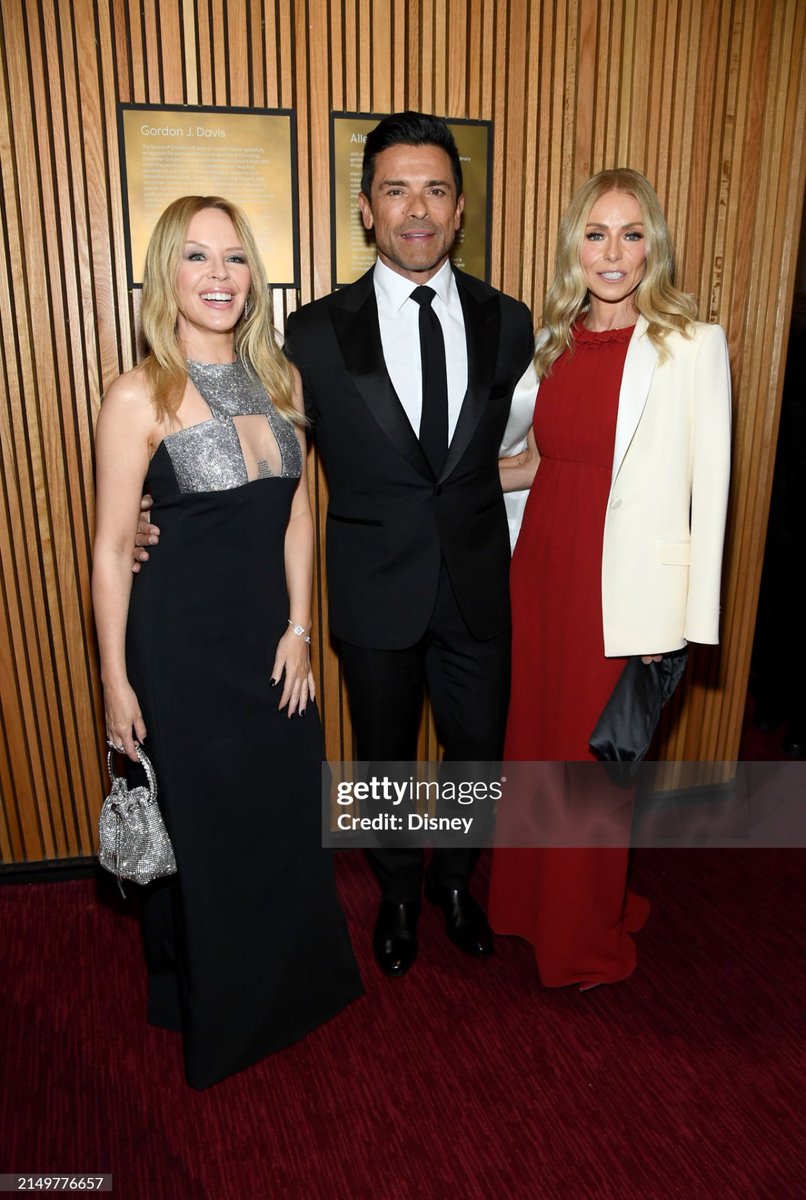 Kylie Minogue, Kelly Ripa & Mark Consuelos at the Time 100 Gala ✨ #KylieMinogue