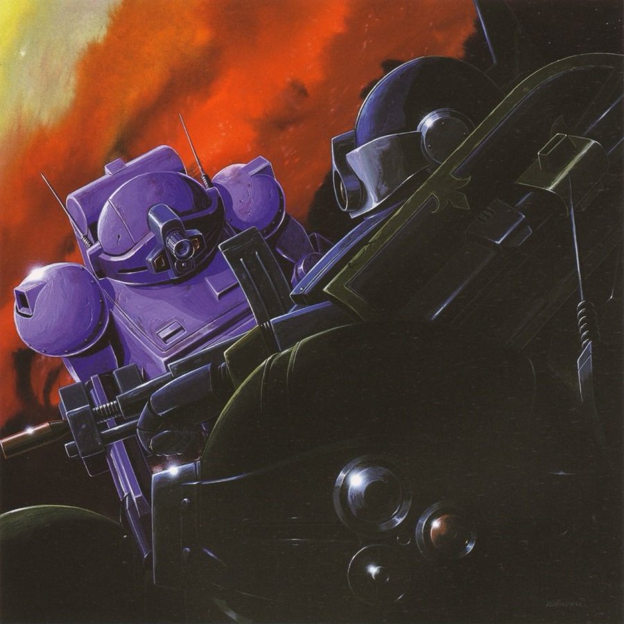 ( ﾟ∀ﾟ)ﾉ おはよー☕️

Illustration: Kunio Okawara  🤖Armored Trooper Votoms（📺1983）