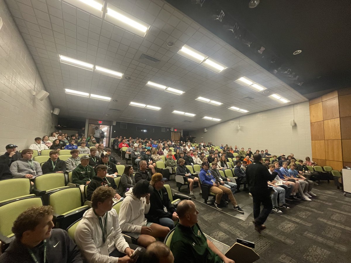 Great Junior Day today! 120 Juniors & their families were on campus to learn about Digger Football! Huge thanks to all the players & their families for coming to Butte! Some big time players here that we would love to have join our DIGGER FAMILY! #LightTheV25⚒ #FutureDiggs