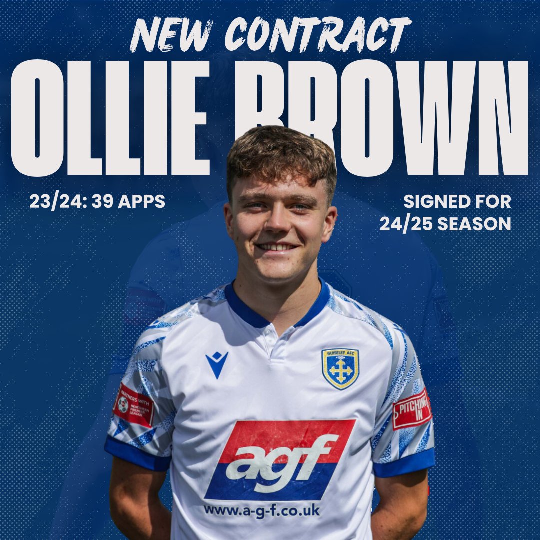 ✍️ | He's one of our own and he's here for another season! We're delighted to announce that Ollie Brown has signed a new contract with the club for the 2024/25 season: guiseleyafc.co.uk/ollie-brown-si… #GAFC #GuiseleyTogether