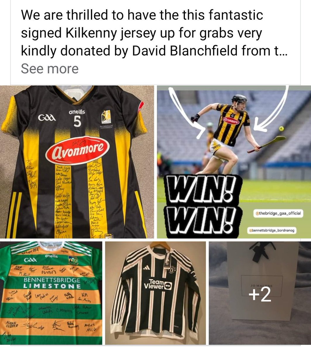 Some more fabulous prizes up for grabs for Fridays Dog Night raffle! Get your tickets now… 3 for €5 6 for €10 15 for €20 🟩🟨🟩🟨 Tickets can be purchased through the GAA App or using the QR Code below 👇🏻 Thank you for the support.