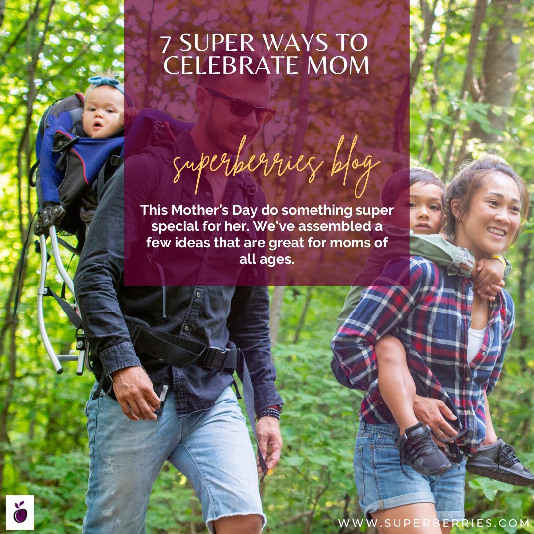 She’s always there for you. She makes your special foods & always makes you feel better when you talk to her. This Mother’s Day do something super special for your Mom. We’ve assembled a few ideas that are great for moms of all ages. Get our ideas here superberries.com/7-super-ways-t…