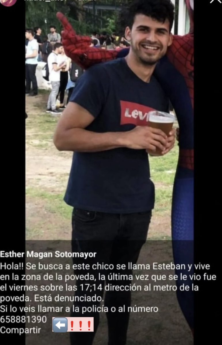 Gente de Madrid, podéis dar RT por favor, cualquier mínima cosa es de gran ayuda, Esteban, 27 años, Zona Poveda.