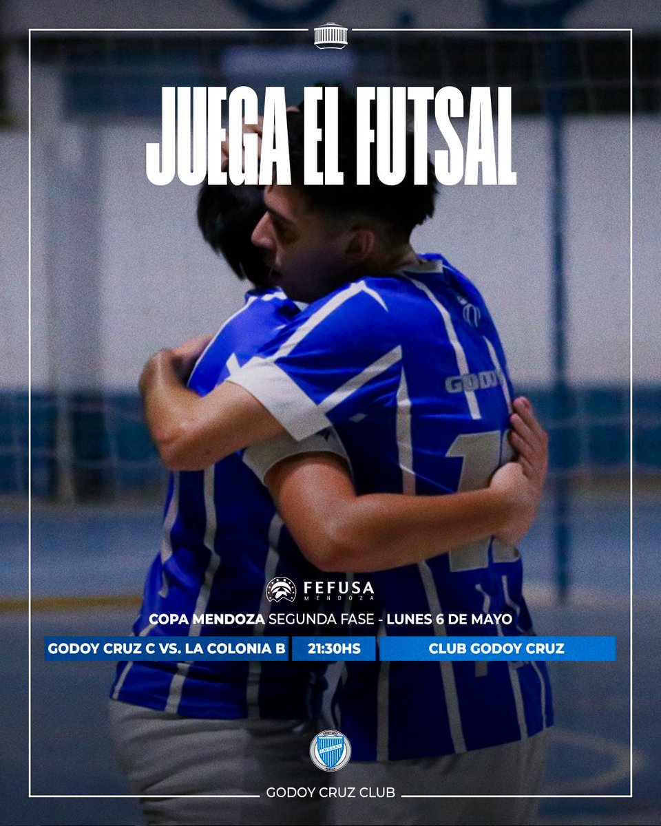 #Futsal ⚽ ¡Godoy Cruz C se enfrenta a La Colonia B esta noche en La Bodeguita! 💪💪💪 #VamosTomba 💪