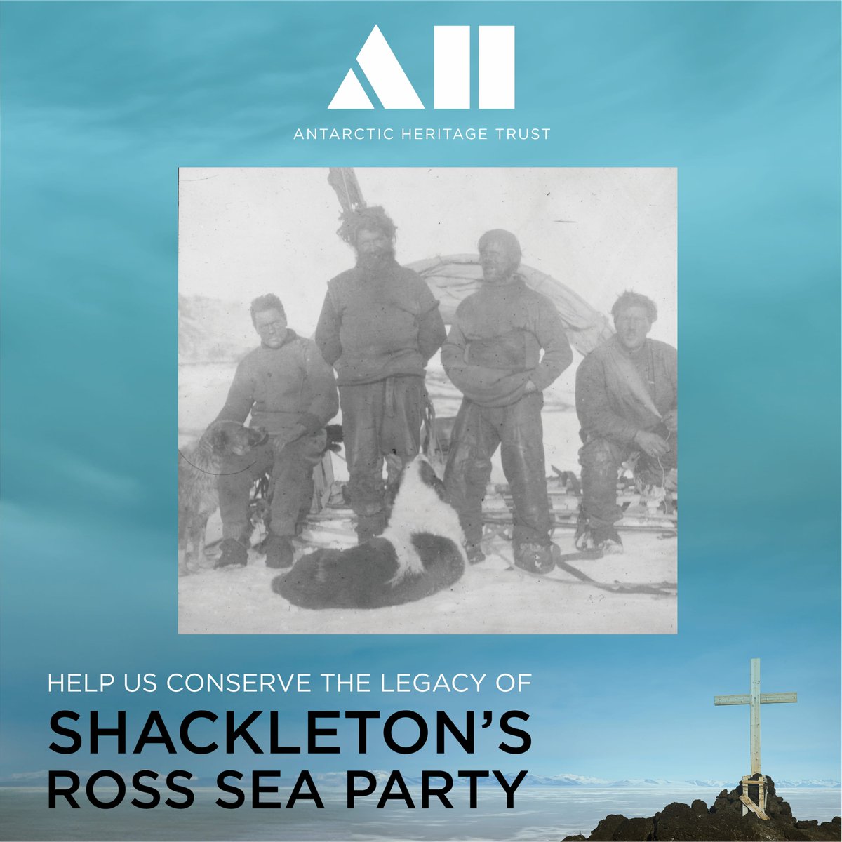 #OTD 1916, Victor Hayward and Aeneas Mackintosh were last seen as they left Hut Point intending to return to base at Cape Evans despite it being too early in the season for sea-ice to be solid. A search party found evidence the pair had been carried out to sea on an ice floe.