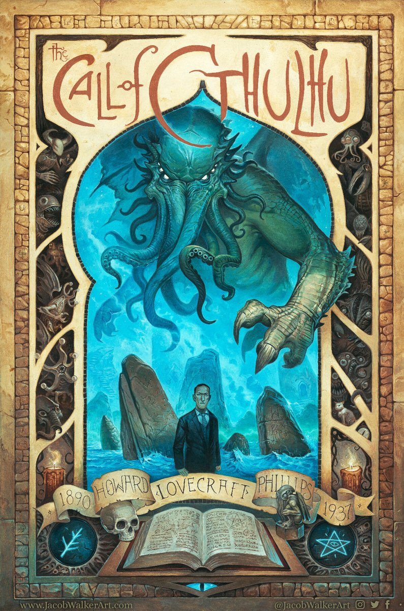 The Call of Cthulhu by Jacob Walker

'Some things are better left undisturbed, lest they awaken an ancient evil.'