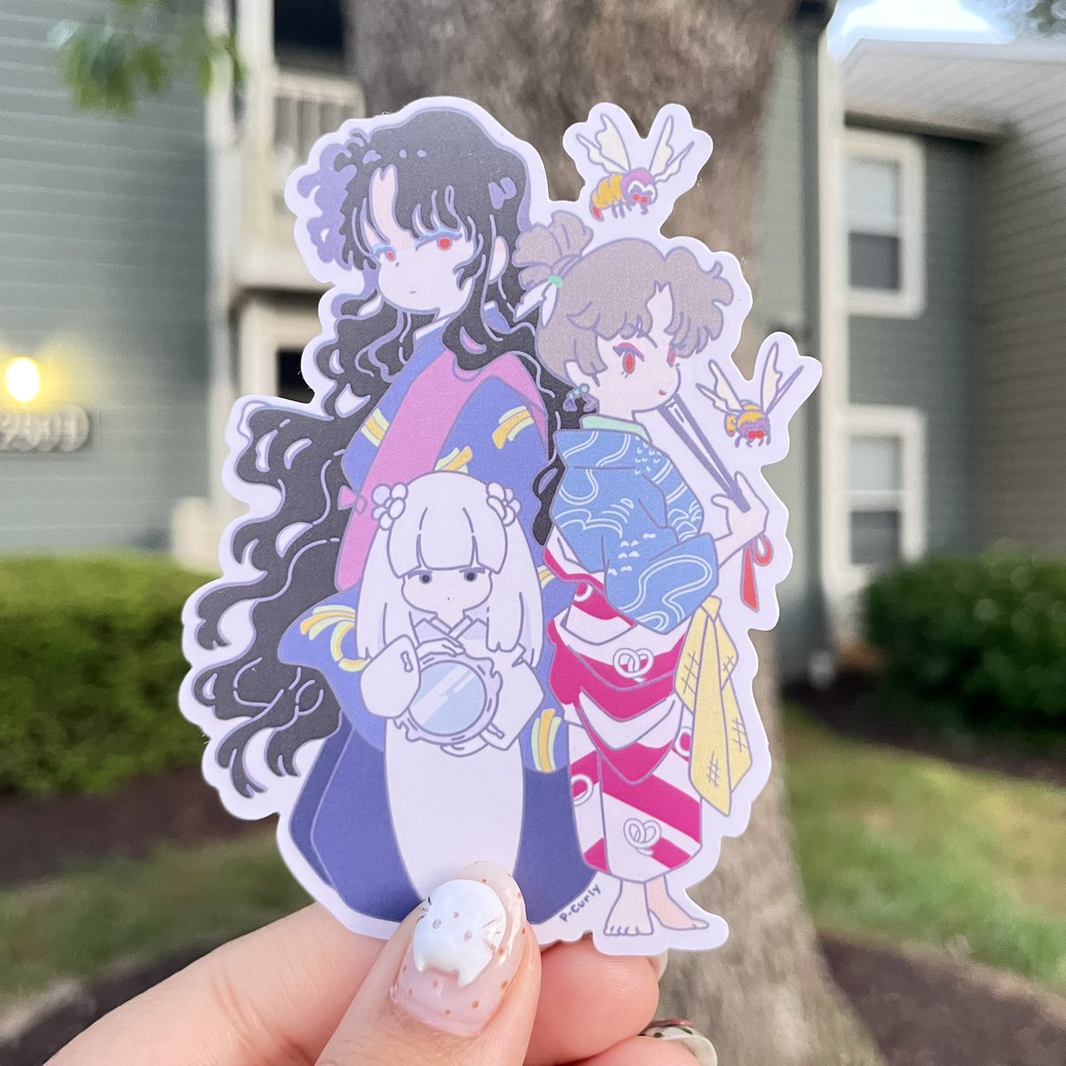 All Inuyasha groups are now available as stickers! Shop 🔗 in bio!