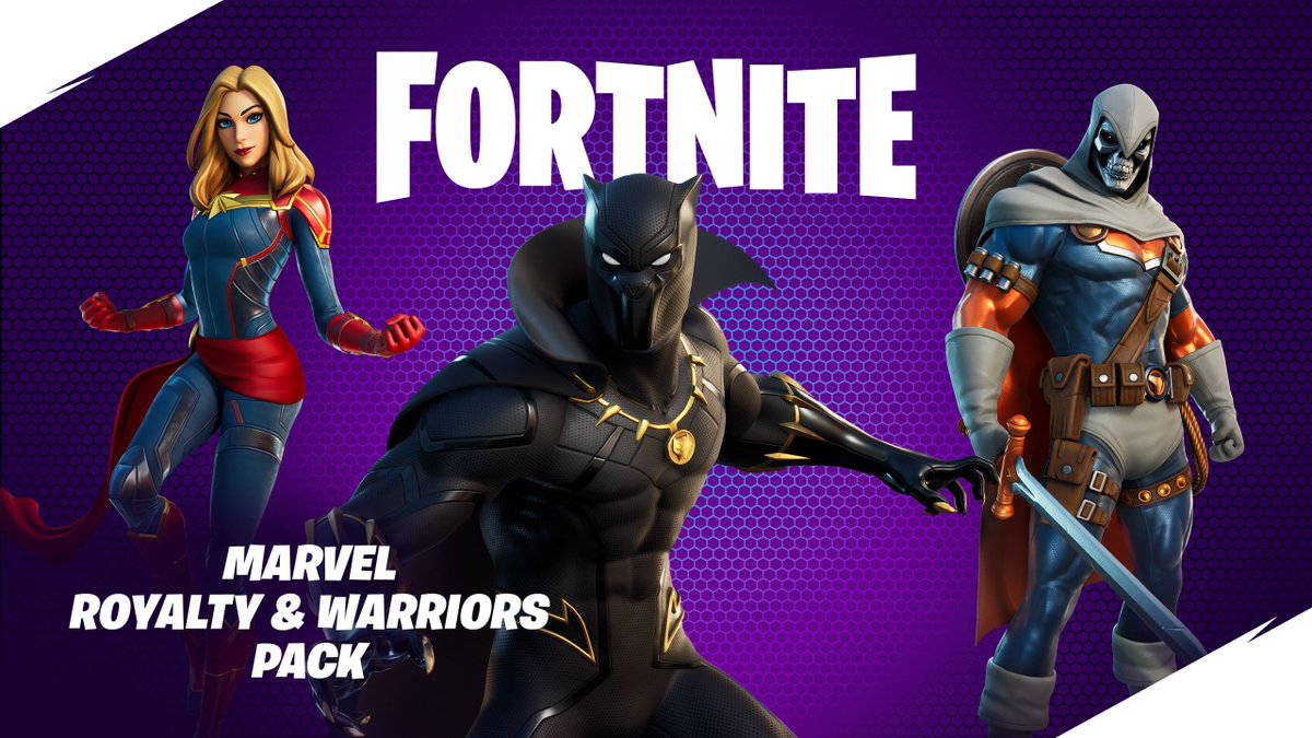 FORTNITE MARVEL ROYALTY & WARRIORS PACK GIVEAWAY TO ENTER: - Repost - Follow me & @YersNeverWins (🔔) Ends in 72 hours, good luck!